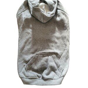 Zack & Zoey Gray Dog Hoodie Sweater with Pocket Size M